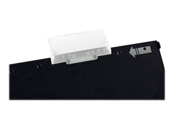 Leitz ALPHA Active - Hengefil - med fliker - svart