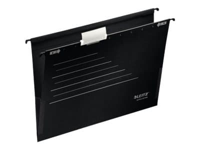 Leitz ALPHA Active - Hengefil - med fliker - svart
