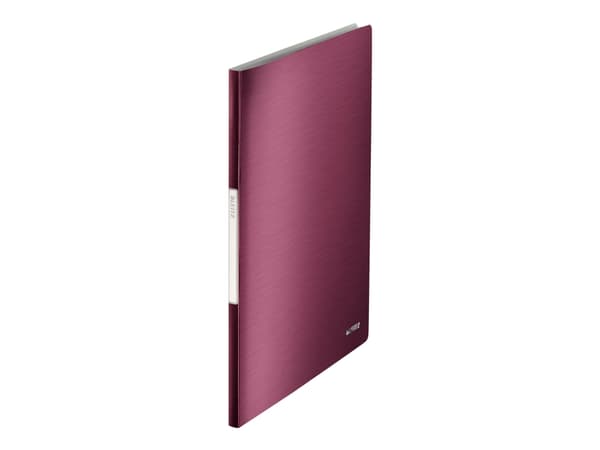 Leitz Style - Displaybok - 20 rom - for A4 - kapasitet: 40 ark - rubinrød
