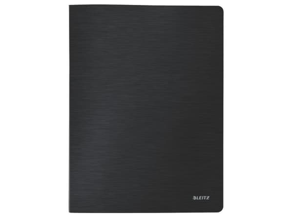 Displaybog Leitz Style PP 20 lommer sort - (10 stk.)