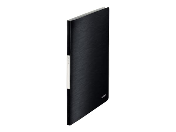 Displaybog Leitz Style PP 20 lommer sort - (10 stk.)