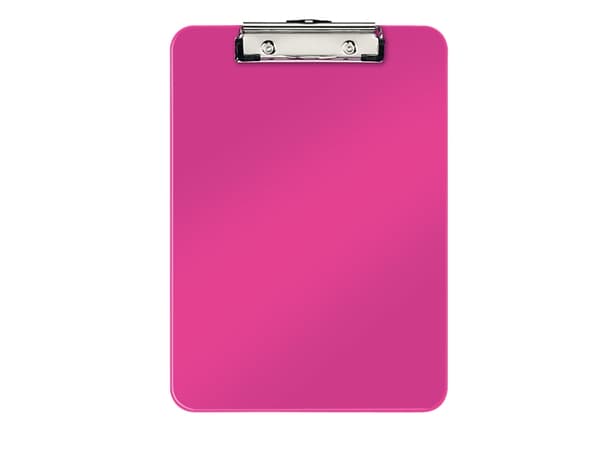Leitz WOW - Utklippstavle - for A4 - kapasitet: 80 ark - metallisk rosa