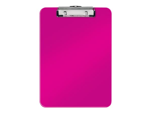 Leitz WOW - Utklippstavle - for A4 - kapasitet: 80 ark - metallisk rosa