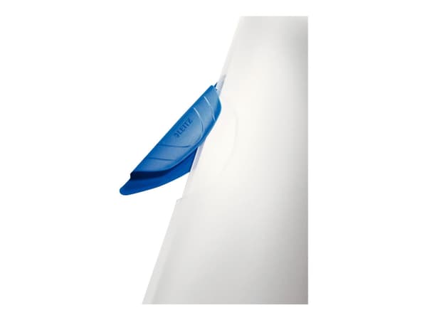 Leitz ColorClip - Klippfil - för A4 - kapacitet: 30 ark - genomskinlig med blå klämma