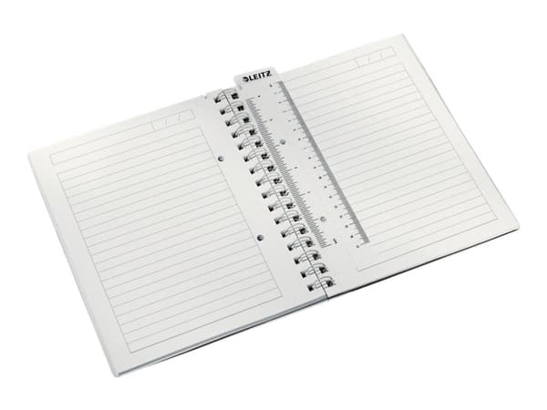 Leitz WOW, Yksivärinen, Sininen, A5, 80 arkkia, 80 g/m², Viivapaperi