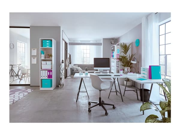 Leitz WOW, Yksivärinen, Sininen, A5, 80 arkkia, 80 g/m², Viivapaperi