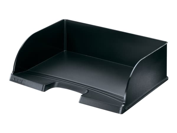Leitz Plus - Brevbakke - for A4 - kapasitet: 750 ark - landskap - svart