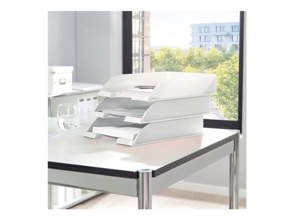 Leitz WOW - Brevbakke - for A4 (210 x 297 mm) - perlehvit