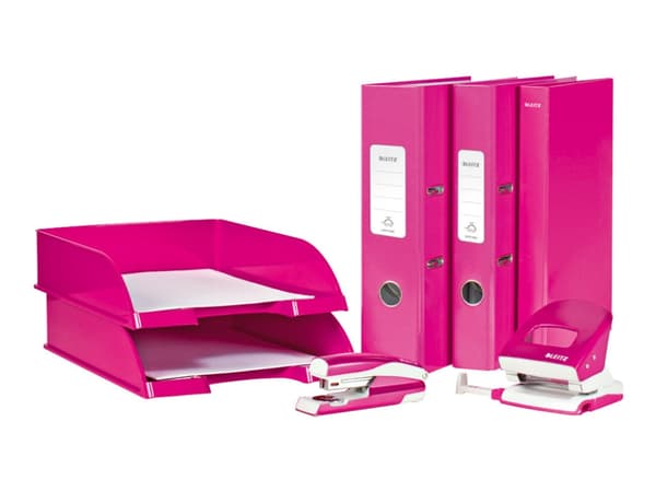 Leitz WOW - Brevbakke - for A4 (210 x 297 mm) - metallisk rosa