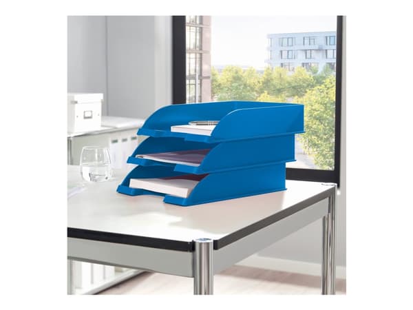 Leitz WOW - Brevbakke - for A4 (210 x 297 mm) - blå metallic