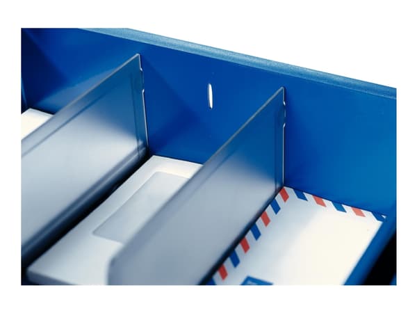 Leitz Sorty Jumbo - Brevbakke - 2 rom - for A3 - landskap - blå
