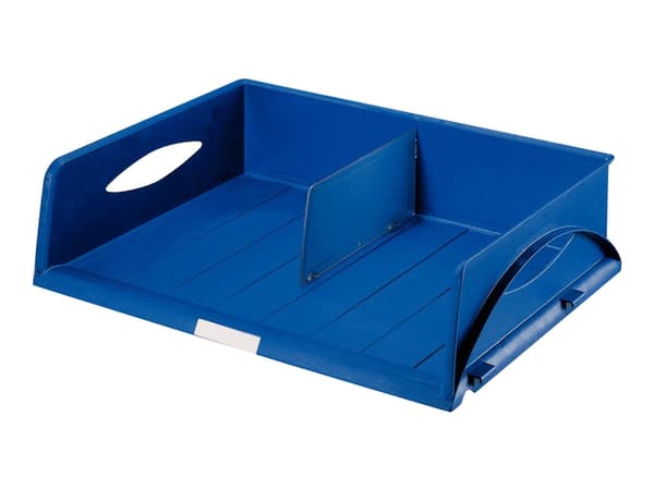 Leitz Sorty Jumbo - Brevbakke - 2 rom - for A3 - landskap - blå