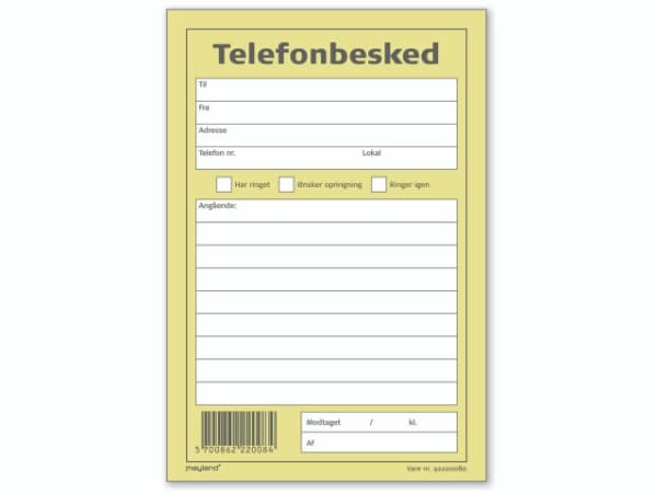 Mayland 92220080, Monokromatisk, Hvit, Gult, 100 ark, Voksen