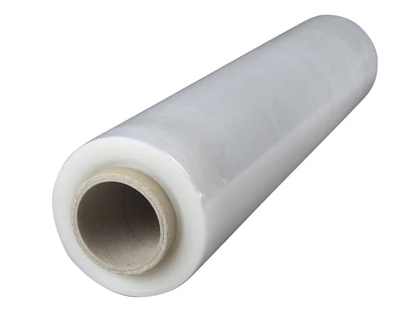 Stretch-kalvo puhallettu liima, musta 20my 450mmx300m - (300 metriä per rulla x 6 rullaa)