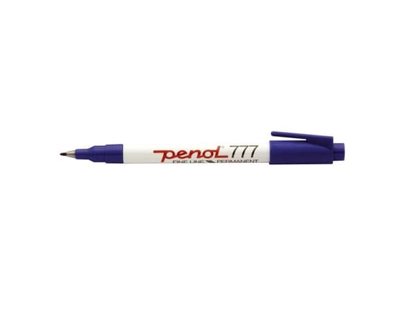 Marker Penol 777 blå - (20 stk.)