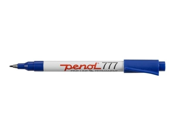 Marker Penol 777 blå - (20 stk.)