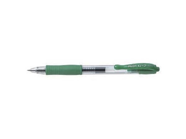 Gelpen Pilot G-2 grøn 0,5 mm BL-G2-5 extra fine - (12 stk.)