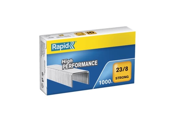 Rapid Strong - Stifter - 23/8 - 8 mm - galvanisert stål - pakke av 1000 - for Fashion HD110