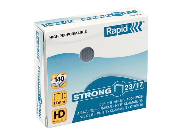 Rapid Strong - Stifter - 23/17 - 17 mm - galvanisert stål - pakke av 1000 - for P/N: 20886001, 23633700