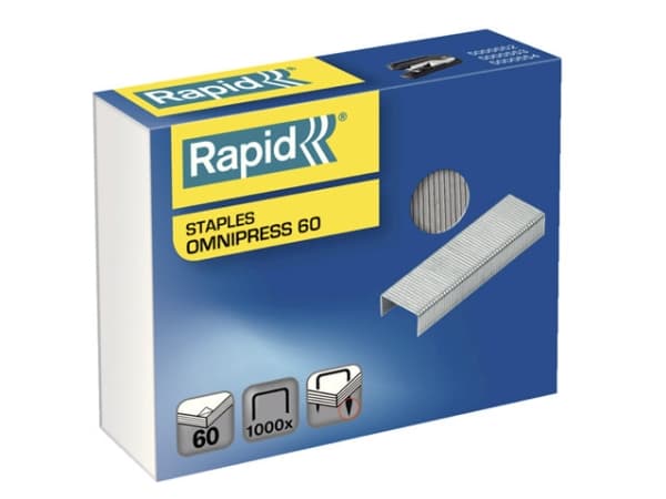 Rapid Omnipress 60 - Stifter - 8.5 mm - galvanisert metalltråd - pakke av 1000