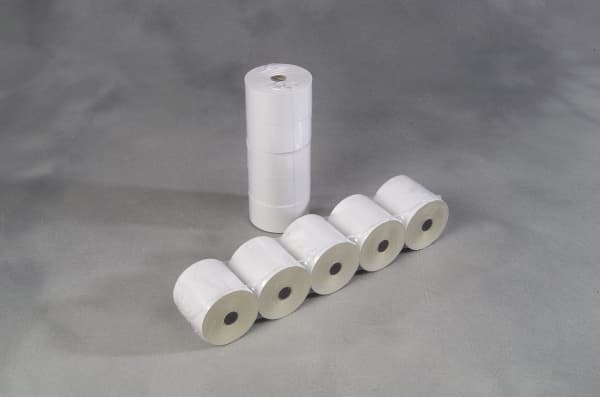 Bonrulle 76x70x12mm 25m 2-lags hvid/gul - (5 stk.)