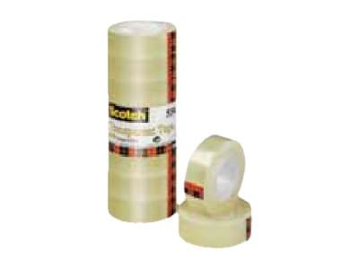 Scotch 550/1933 EIC - Kontortape - 19 mm x 33 m - polypropylen - transparent (en pakke 8)