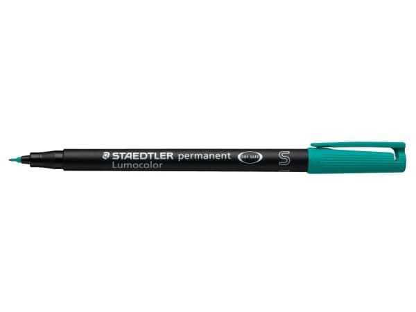 STAEDTLER Lumocolor - Markør - permanent - grønn - 0.4 mm - superfin