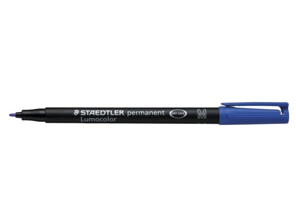 STAEDTLER Lumocolor 317 - Markør - permanent - blå - 1 mm - medium