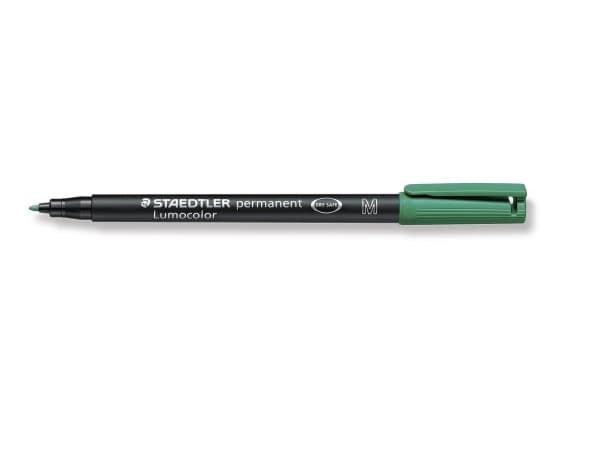 STAEDTLER Lumocolor 317 - Markør - permanent - grønn - 1 mm - medium