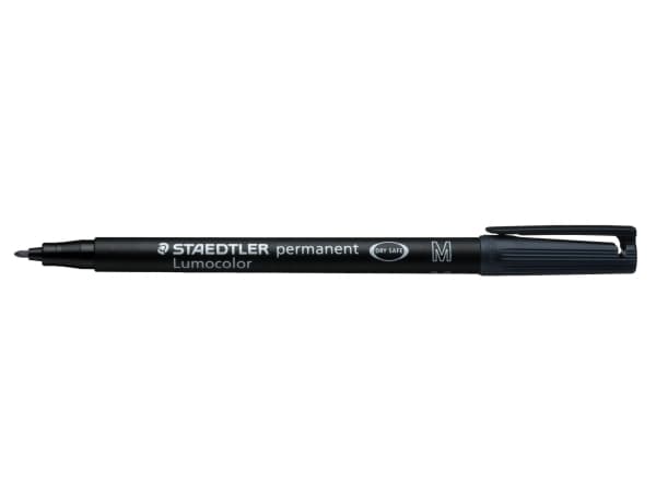 STAEDTLER Lumocolor 317 - Markør - permanent - svart - 1 mm - medium