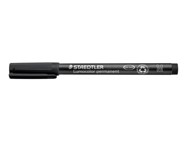 STAEDTLER Lumocolor 317 - Markør - permanent - svart - 1 mm - medium