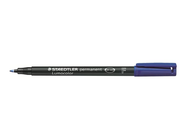 STAEDTLER Lumocolor - Markør - permanent - blå - 0.6 mm - fin