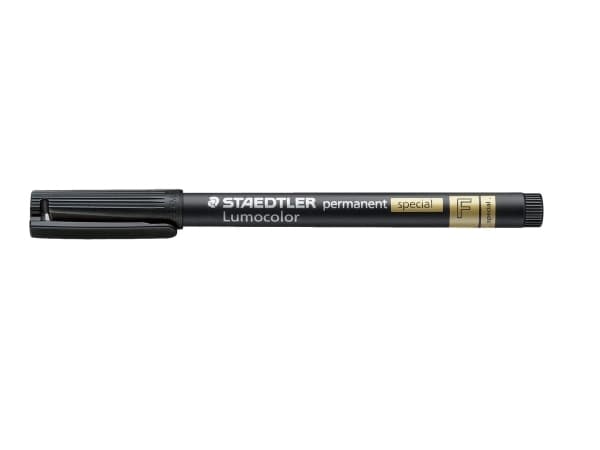 Marker Staedtler Lumocolor 319 F-9 Special 0,6 mm sort permanent nano - (10 stk.)