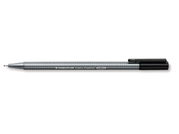 STAEDTLER triplus 334 - Fineliner - svart - vannbasert blekk - 0.3 mm - superfin