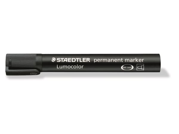 Marker Staedtler Lumocolor 352-9 permanent sort 2mm bullet (10 stk.)