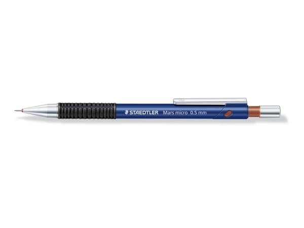 Pencil Mars Micro blå 0,5mm (10 stk.)