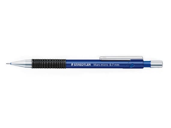 Pencil Mars Micro blå 0,7mm (10 stk.)