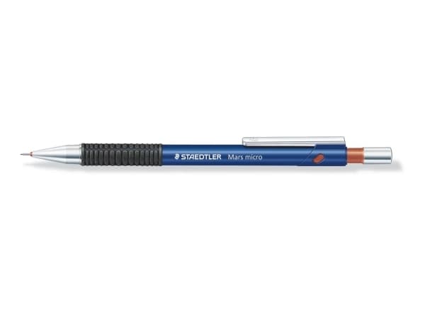 Pencil Mars Micro blå 0,7mm (10 stk.)
