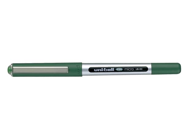 Rollerpen Uni-ball grön 0,2mm UB-150 Eye Micro - (12 st.)