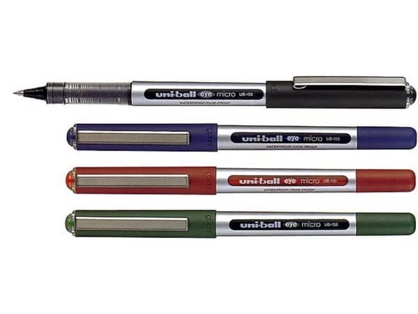 Rollerpen Uni-ball grön 0,2mm UB-150 Eye Micro - (12 st.)