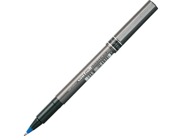 Rollerpen Uni-Ball UB-155 Micro Deluxe 0,2mm blå - (12 stk.)