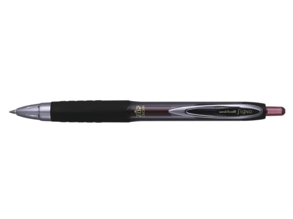 Rollerpen Uni-ball Signo micro UMN-207 m/klik 0,5mm rød - (12 stk.)