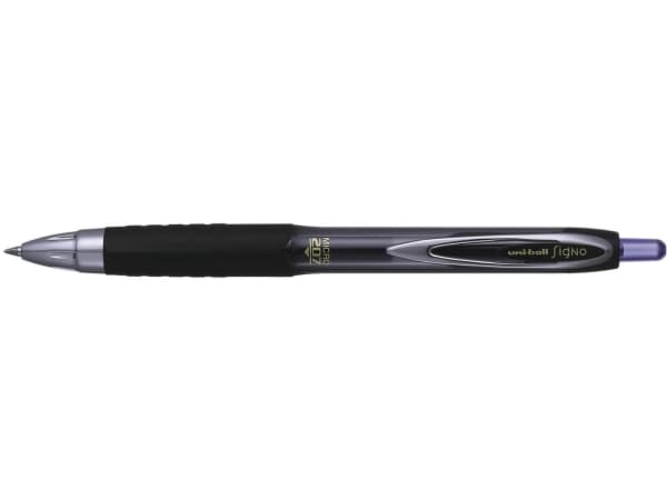 Rollerpen Uni-ball Signo micro UMN-207 m/klik 0,5mm blå - (12 stk.)