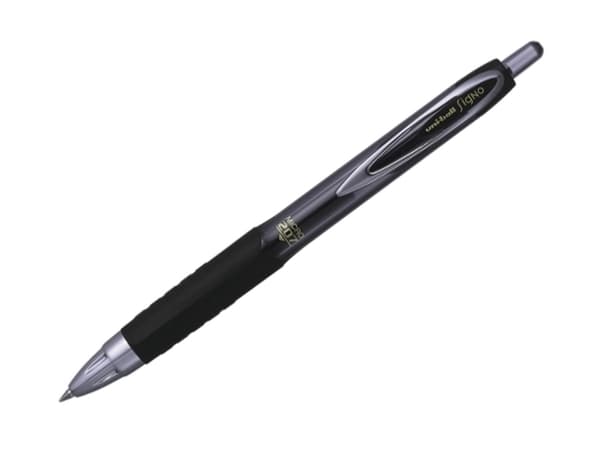 Rollerpen Uni-ball Signo micro UMN-207 m/klik 0,5mm sort - (12 stk.)