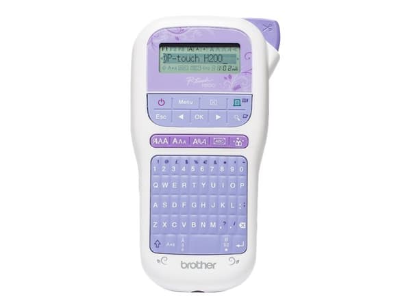Brother P-Touch PT-H200 - Etikettmaker - S/H - termotransfer - Rull (1,2 cm) - kutter
