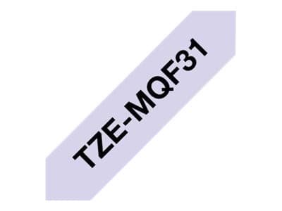 Brother TZe-MQF31 - sort på pastelilla 12mm x 4m