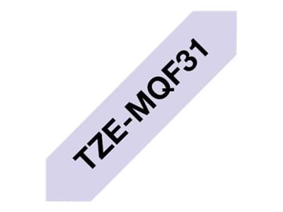 Brother TZe-MQF31 - sort på pastelilla 12mm x 4m