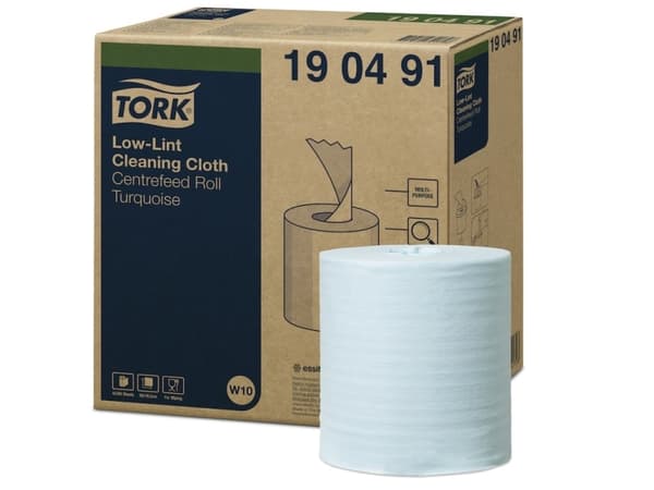 Tork 190491, Papir, Turkis, 165 mm, 60 m, 673,2 g, 4 stykker