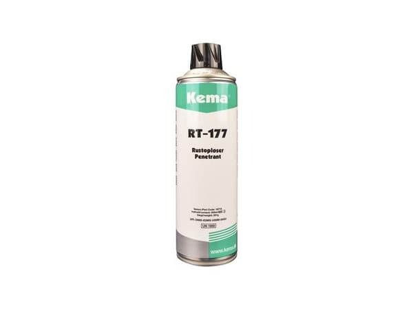 KEMA Ruosteenpoistoaine RT-177 500ml sprayruostuneiden muttereiden, pulttien, venttiilien, kytkimien jne.irrottamiseen