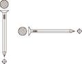 Pikkukuva 1 / 4: ITW FASTNERS Tyhjät naulat 28/65 mm 2½" pituus 65 mm xØ28 mm